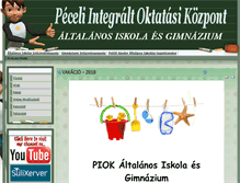Tablet Screenshot of piok.hu